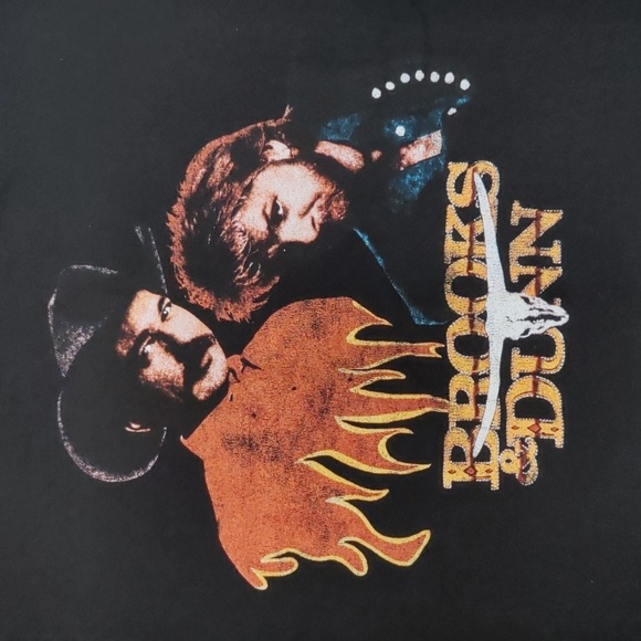 1993 Brooks & Dunn Stampede Tour Shirt - Picture 4 of 5
